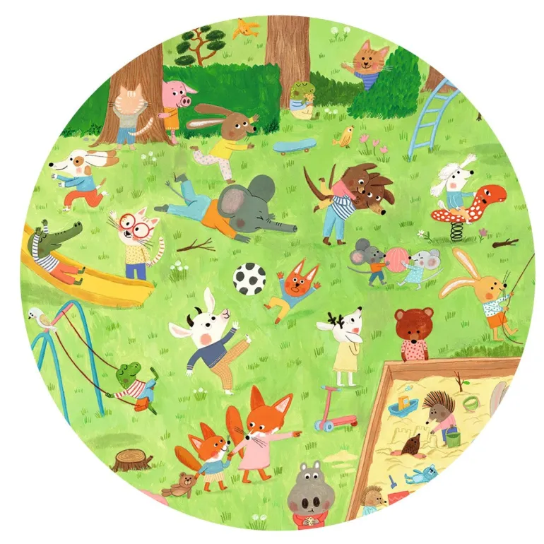 Djeco Observation Puzzle, Garden - 36 Pieces