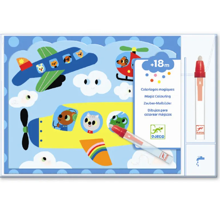 Djeco Paint with Water, In the Clouds – Suitable from 18 Months