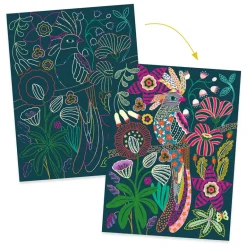 Djeco Scratch Cards, Rococo