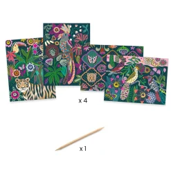 Djeco Scratch Cards, Rococo
