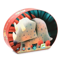 Djeco Silhouette Puzzle, Dinosauren Theo, 24 pieces