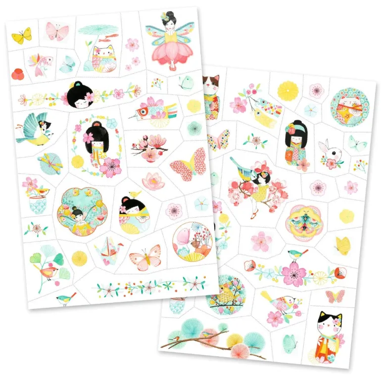 Djeco Tattoos, Cherry Blossoms