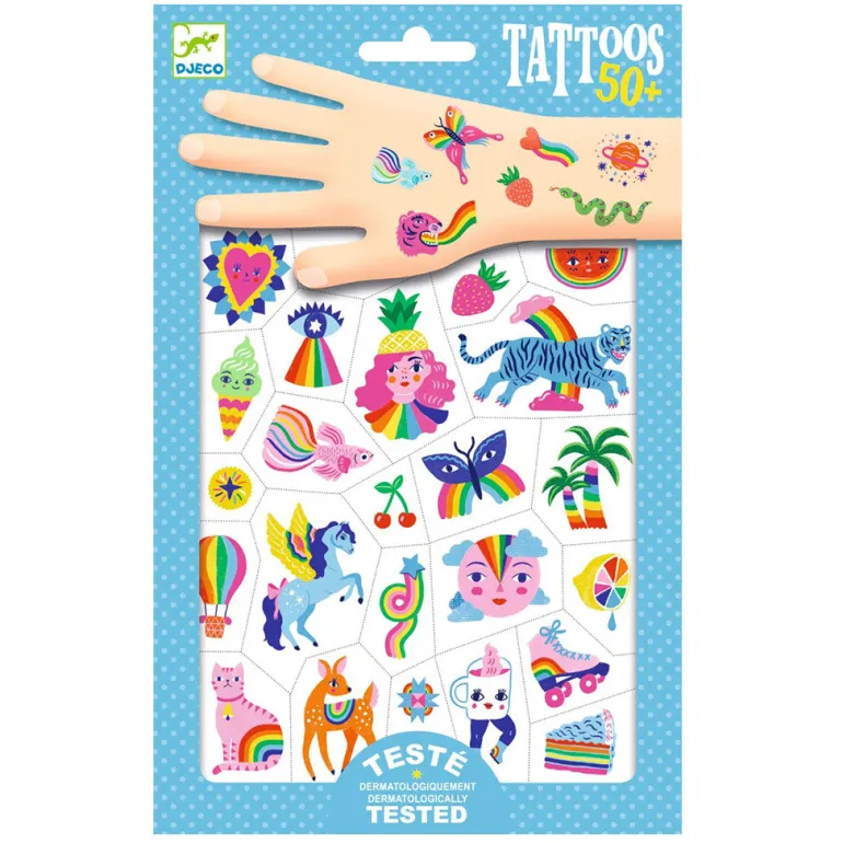Djeco Tattoos, Rainbows