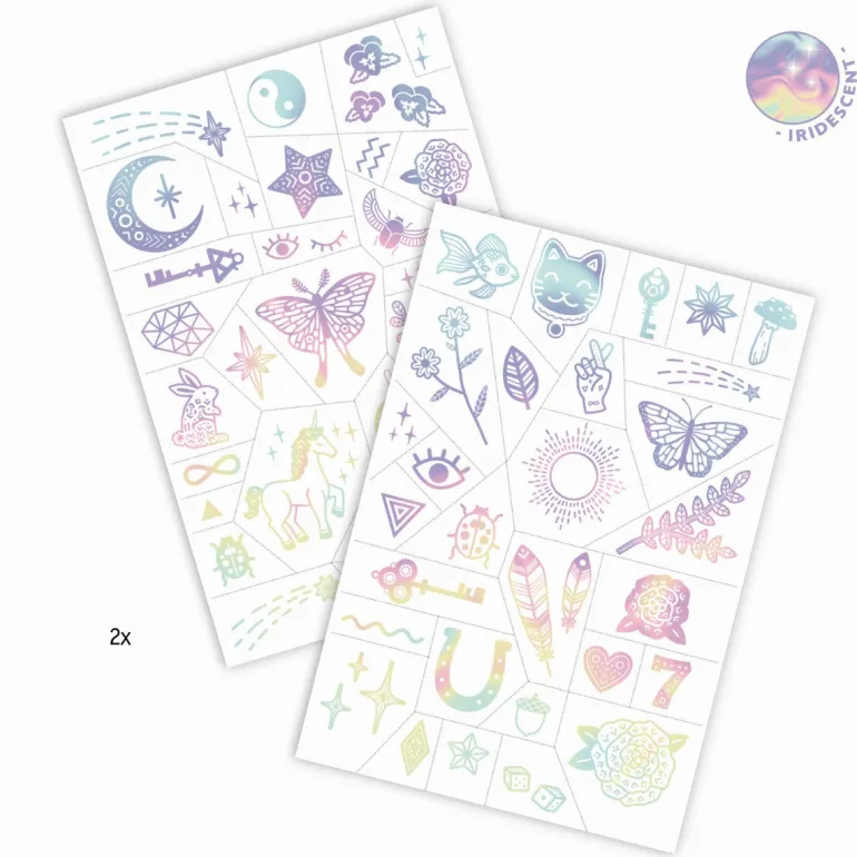Djeco Temporary Tattoos, Lucky Charms