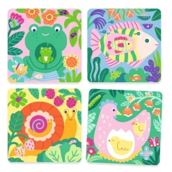 Djeco Water Painting, Peekaboo in the Garden – Suitable from 18 Months