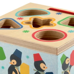 Djeco Wooden Sorting Box, Penguin