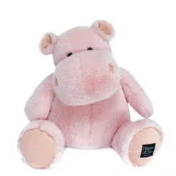 Doudou et Compagnie Hippo Plush Toy, HIP'PIE Pink - 40 cm