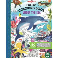 eeBoo Fold-Out Coloring Book – Under the Sea