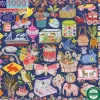 eeBoo Puzzle 1000 Pieces, The Cat & The Yarn
