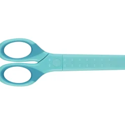 Faber-Castell Children's Scissors for Right and Left-Handed Use with Case - Turquoise