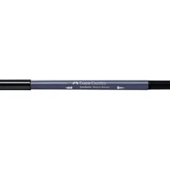 Faber-Castell Goldfaber Sketch Marker, Dual Tip with Thick and Fine Points - Black