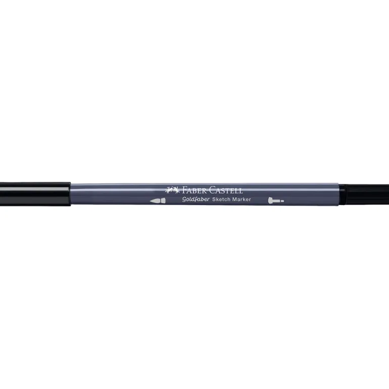 Faber-Castell Goldfaber Sketch Marker, Dual Tip with Thick and Fine Points - Black