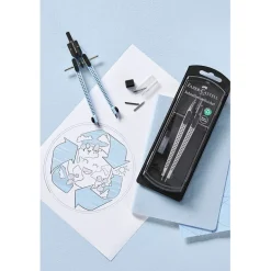 Faber-Castell Grip Compass Set - Sky Blue