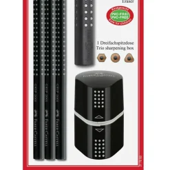 Faber-Castell - Grip 3-in-1 Set, Black