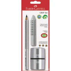 Faber-Castell 3-in-1 Jumbo Grip, Silver