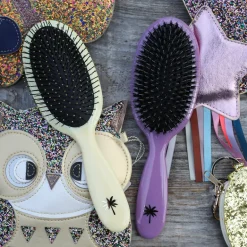 Fan Palm Hairbrush, Butterfly - Medium