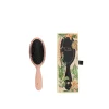 Fan Palm Hairbrush, Medium – Beach Rose Wet Brush, Pink with Glitter