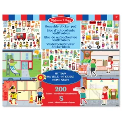 Foam Stickers, Reusable - My Town