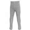 GoBabyGo Crawling Tights with Non-Slip Rubber Pads, Grey Melange