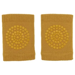 GoBabyGo Knee Pads with Rubber Dots, Mustard
