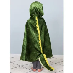 Great Pretenders Animal Costume, T-Rex Dinosaur Cape with Hood - Size 4-5 Years