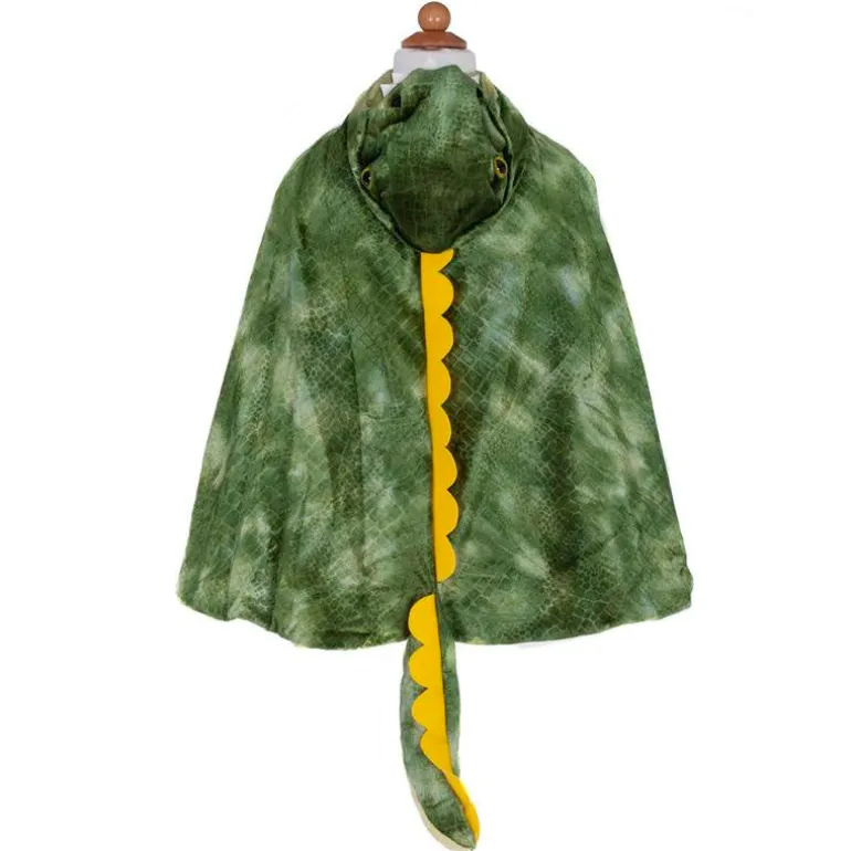 Great Pretenders Animal Costume, T-Rex Dinosaur Cape with Hood - Size 4-5 Years