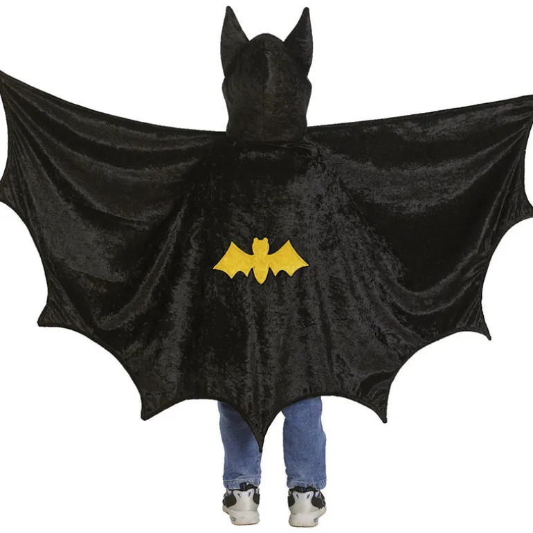 Great Pretenders Costume, Bat Cape with Hood - Size 5-6 Years