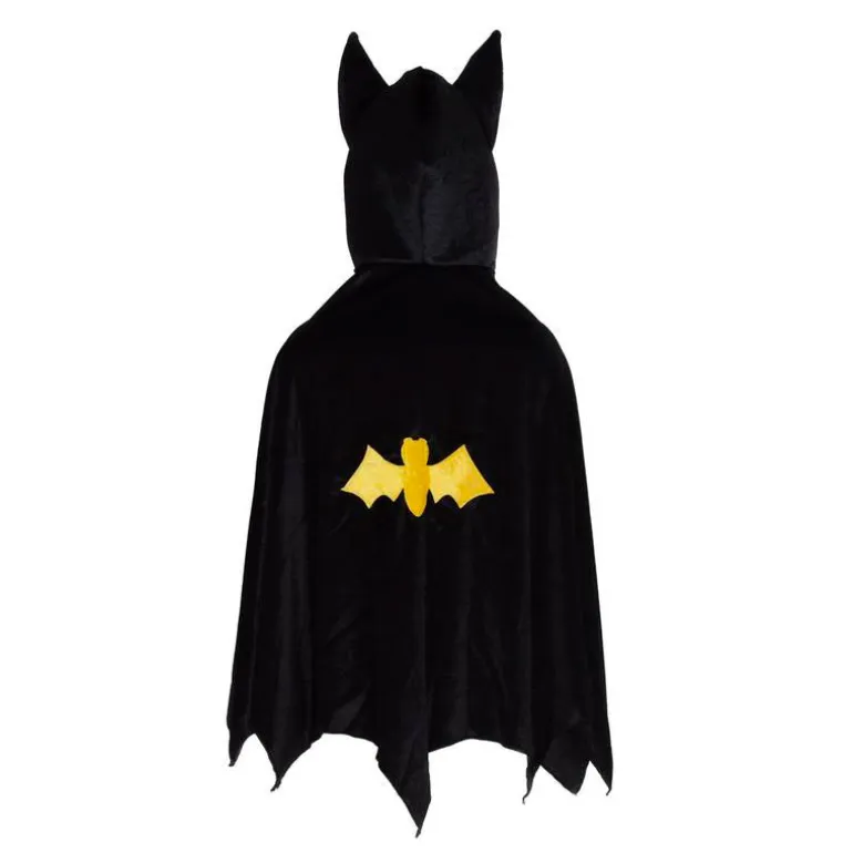 Great Pretenders Costume, Bat Cape with Hood - Size 5-6 Years
