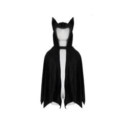Great Pretenders Costume, Bat Cape with Hood - Size 5-6 Years