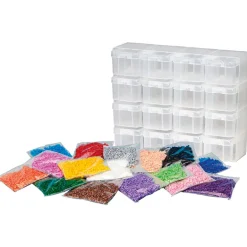 Hama Midi, Large Storage Box with 16 Compartments and Midi Beads