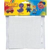 Hama Pegboards for Midi Beads – 2-Pack: Large Round & Large Square