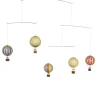Hot Air Balloon Mobile in Bright Colors