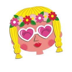 Janod Magnetic Book: Wacky Faces for Girls