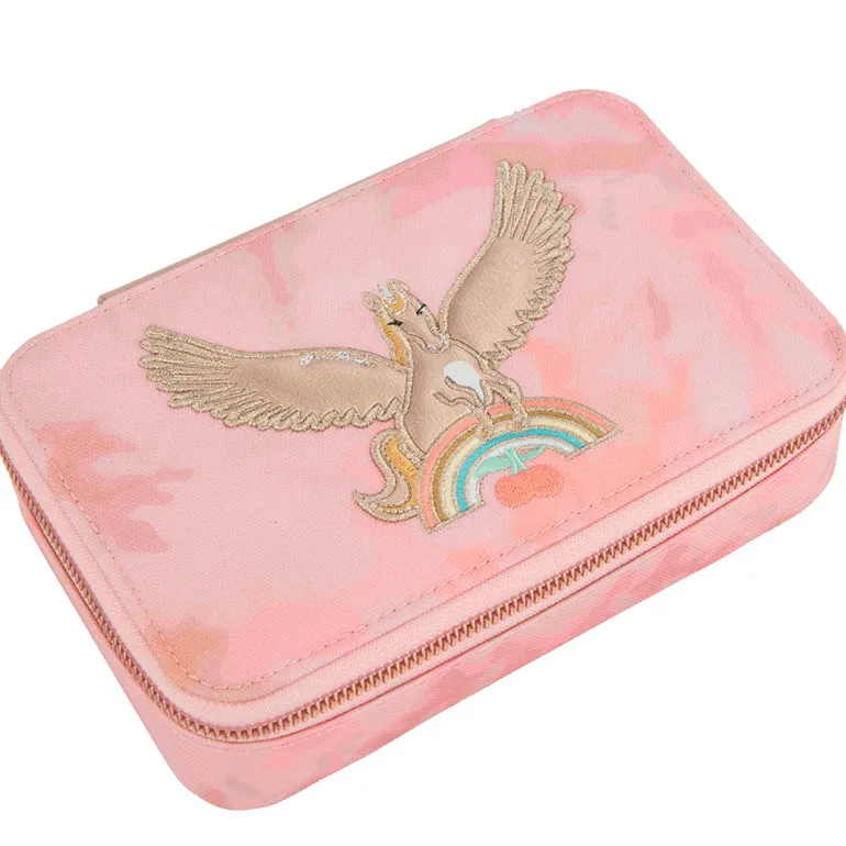 Jeune Premier Pencil Case with Contents, Tie-dye Pegasus