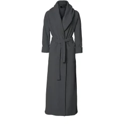 Karmameju Fleece Bathrobe, Dark Gray - Sizes XS-L