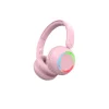 Lalarma Wireless Headphones with Lights for Teens and Kids - Rose