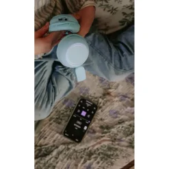 Lalarma Wireless Headphones with Lights, for Teens and Kids - Blue