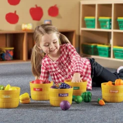 Learning Resources, Learn About Colors – Sorting Set with Vegetables and Fruits