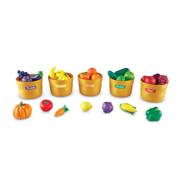 Learning Resources, Learn About Colors – Sorting Set with Vegetables and Fruits