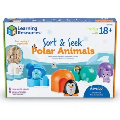 Learning Resources Learn About Numbers and Colors - Activity Set with Polar Animals