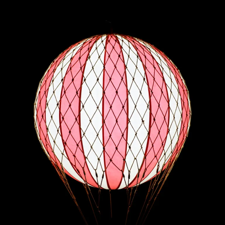 LED Balloon, Royal Aero True Red - 32 cm