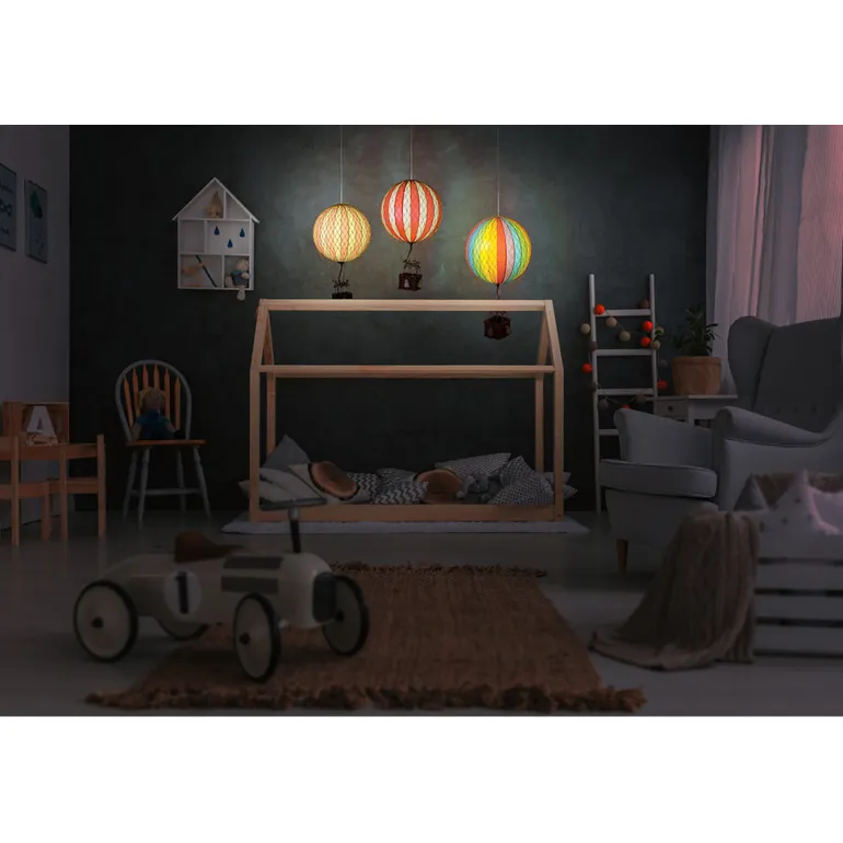 LED Balloon, Travel Light Pink Illumination - 18 cm