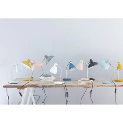 Leitmotiv Hood Metal Table Lamp in Iron Jungle Green