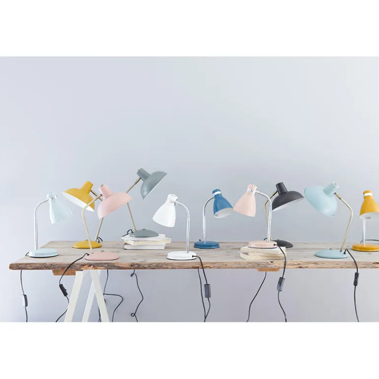 Leitmotiv Hood Metal Table Lamp in Iron Jungle Green