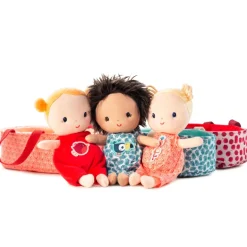 Lilliputiens Soft Baby Doll in a Carrycot, Agathe
