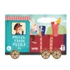 Londji Puzzle, My Little Train, Set of 10 Puzzles with 3 Pieces Each