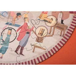 Londji Puzzle, Round, Circus Edition - 36 Pieces