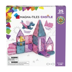 Magna-Tiles Dashers, Magnetic Building Set with 25 Pieces – Castle