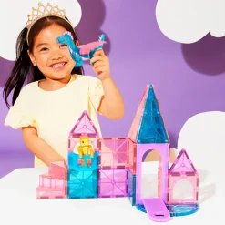 Magna-Tiles Dashers, Magnetic Building Set with 25 Pieces – Castle