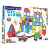 Magna-Tiles Magnetic Building Set, City Center - 110 Pieces
